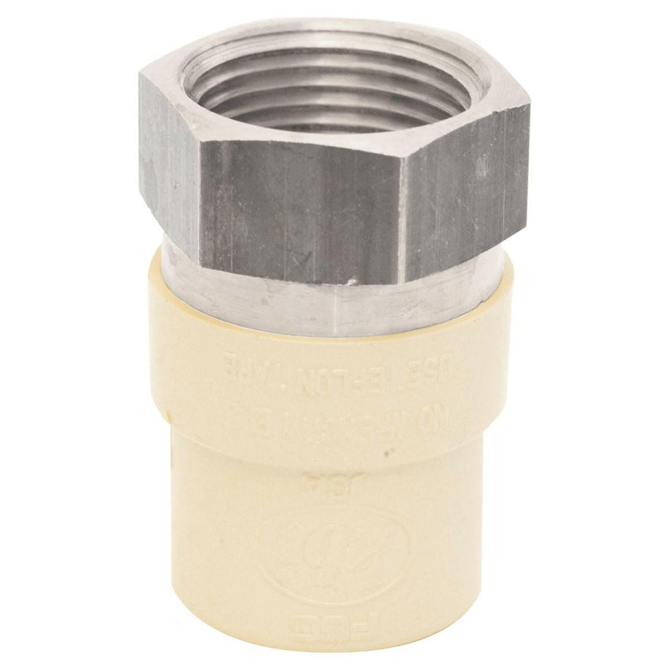 Eastman 3/4″ CPVC x adaptador hembra de transición de acero inoxidable