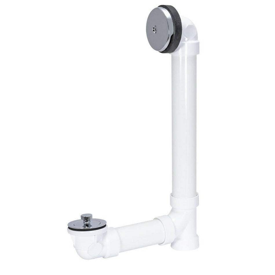 Eastman Lift and Lock One-Hole Bath Waste – Schedule 40 PVC with Chrome Trim