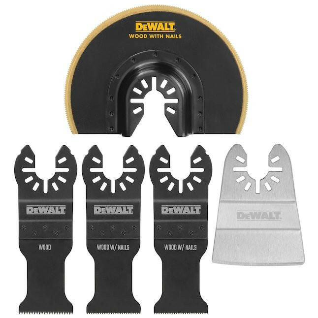 DeWalt 5-teiliges oszillierendes Klingenset