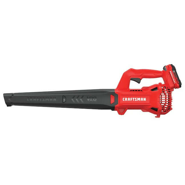 CRAFTSMAN 20-volt Max 200-CFM 90-MPH Handheld Cordless Electric Leaf Blower 2 Ah (Battery & Charger Included)
