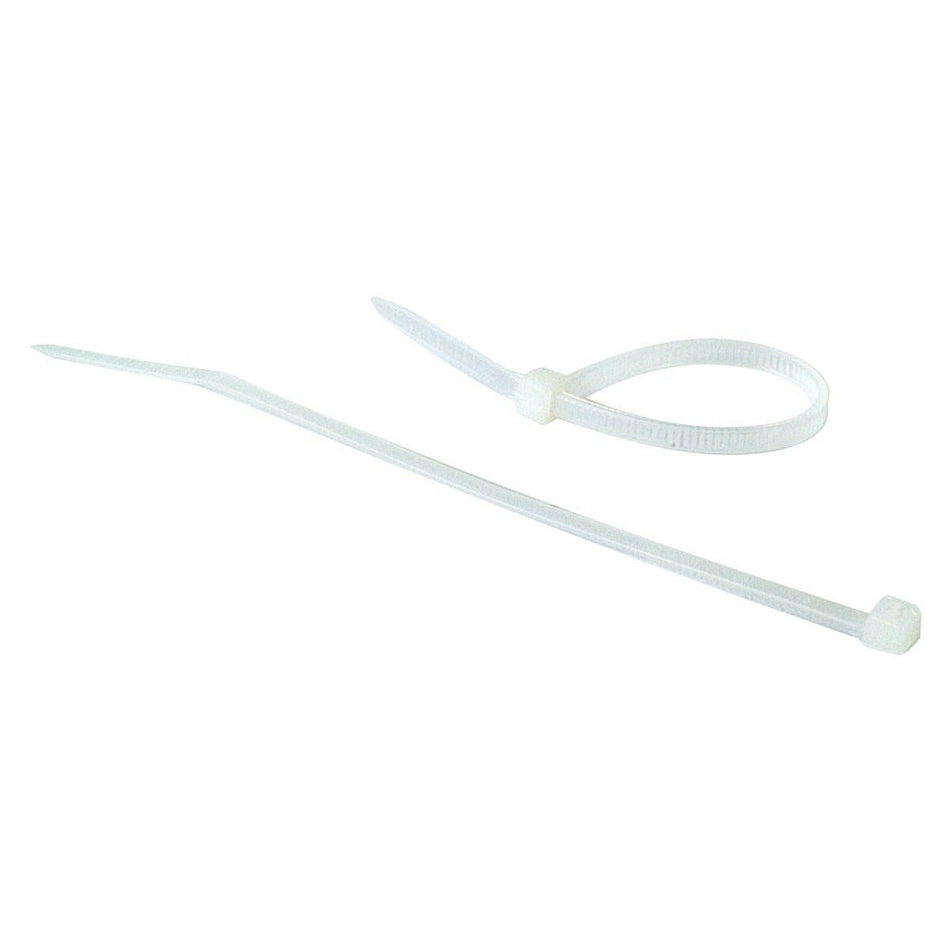 EZ-FLO 11" Nylon Zip-Ties 48 lb. Strength (White, 100-Pack)