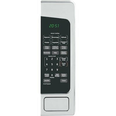 GE 2-cu ft 1200-Watt Countertop Microwave Stainless Steel