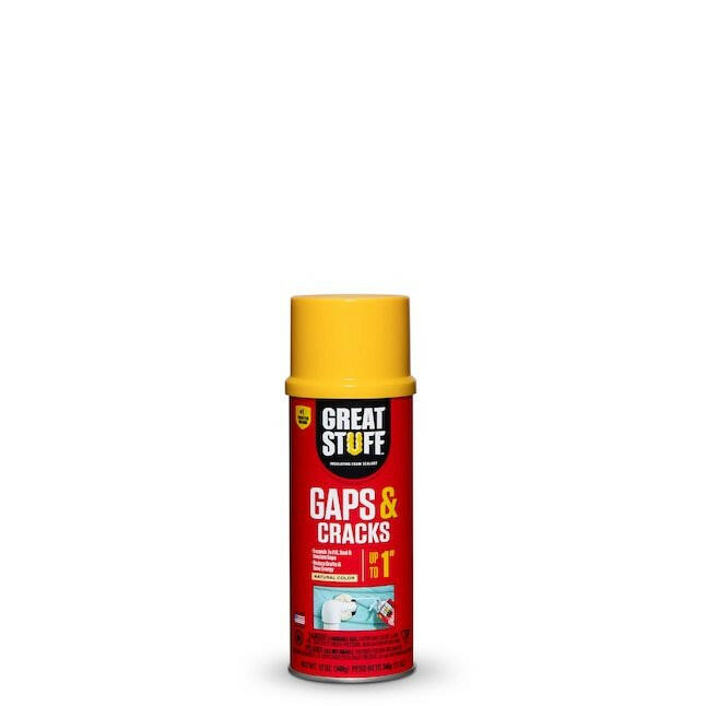 GREAT STUFF  Gaps and Cracks 12 oz Straw Indoor/Outdoor Spray Foam Insulation