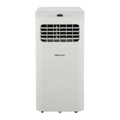 Hisense 6000-BTU DOE 115-Volt White Vented Portable Air Conditioner Cools Under 299 Sq Ft
