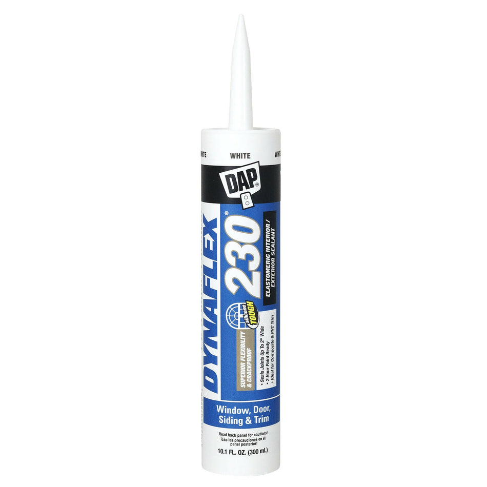 DAP DYNAFLEX 230® Premium Elastomeric Sealant (10.1oz, White)