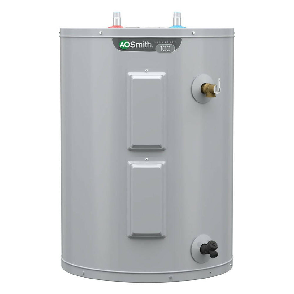 A.O. Smith  Signature 100 38-Gallon Lowboy 6-year Limited Warranty 4500-Watt Double Element Electric Water Heater