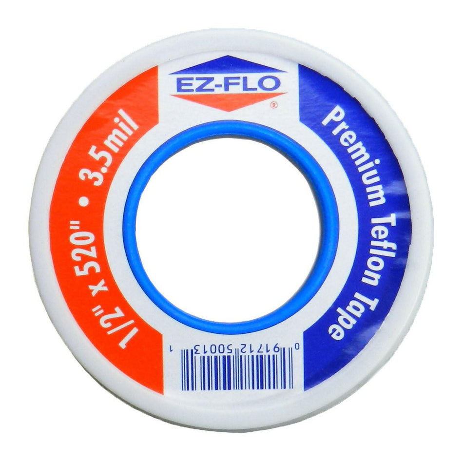 Cinta de teflón para roscas de tuberías de 1/2 pulg. x 260 pulg. EZ-FLO