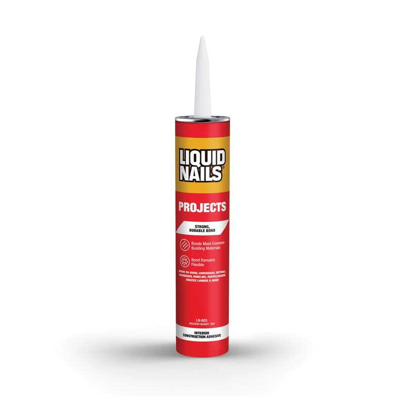 Liquid Nails Projects Adhesivo de látex para la construcción - Tan 10oz