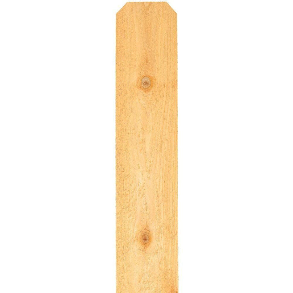 5/8-in x 4-in x 6-ft Western Red Cedar Dog Ear Fence Picket