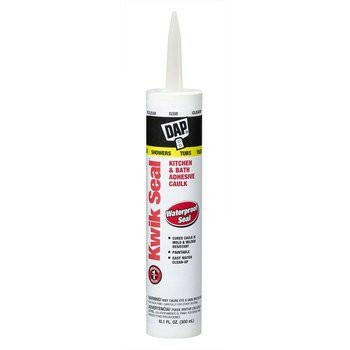 DAP Kwik Seal Kitchen & Bath Adhesive Caulk - Clear, 10.1oz