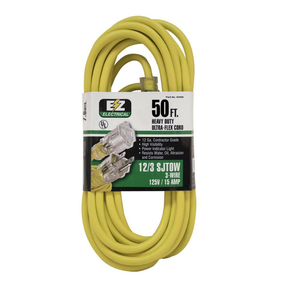 Cable de extensión EZ-FLO de 50 pies con luz indicadora