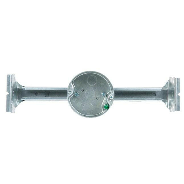 Hubbell RACO Galvanized Steel New Work Ceiling Fan Electrical Box