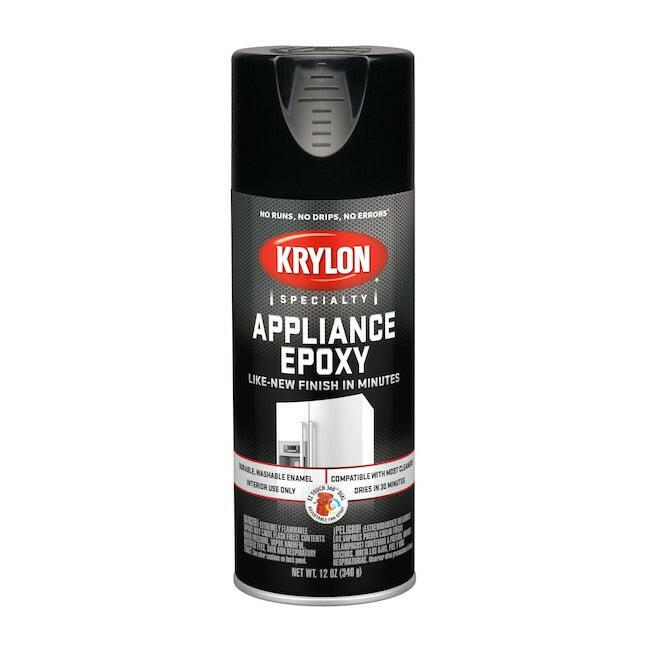 Krylon Appliance Spray Epoxi 12oz - Negro
