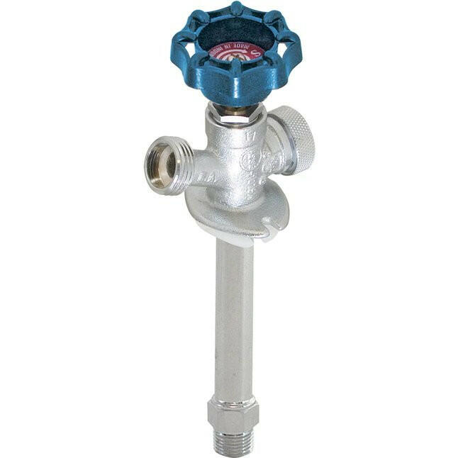Eastman 10 Zoll L x 1/2 Zoll Mip Messing Anti-Siphon Multi Turn Schwellerhahn