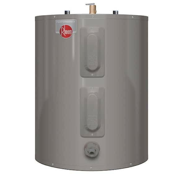 Rheem Professional 38 Gal. Classic 4500-Watt Short Residential Electric Water Heater 240-Volt Top T&P Relief Valve