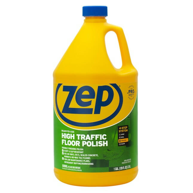 Zep High Traffic 128-oz Liquid High Gloss Floor Polish