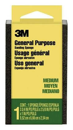 Esponja de lijado de uso general 3M - Grano medio