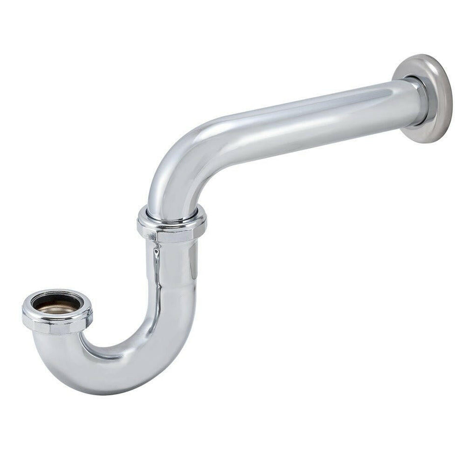 Eastman Brass P-Trap with Flange  1-1/4" - Slip Joint Connect