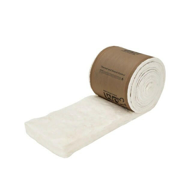 Johns Manville  R- 13 Wall Kraft Faced Fiberglass Roll Insulation 40-sq ft (15-in W x 32-ft L) Individual Pack