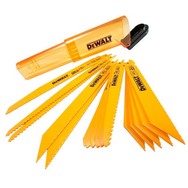 Hoja de sierra alternativa de demolición para corte de madera/metal DeWalt ToughCase Bi-metal-TPI (paquete de 16)