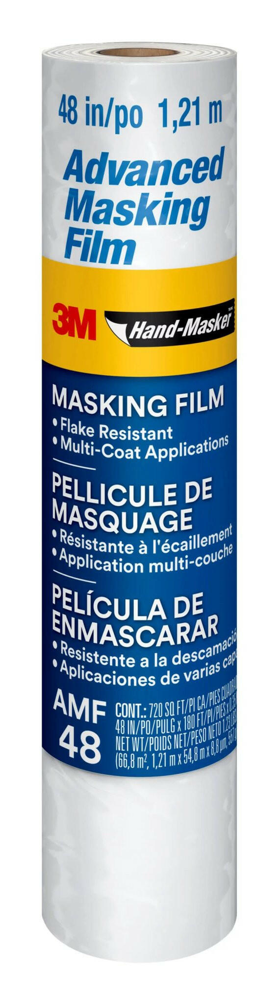 3M Hand-Masker 48 Zoll x 180 Fuß x 0,4 Mil Advanced Masking Film