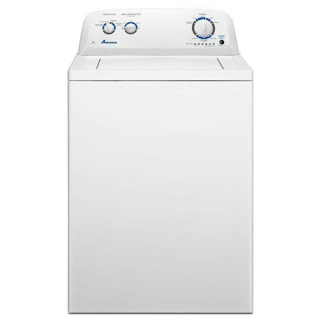 Lavadora de carga superior Amana de 3.5 pies cúbicos (blanca)
