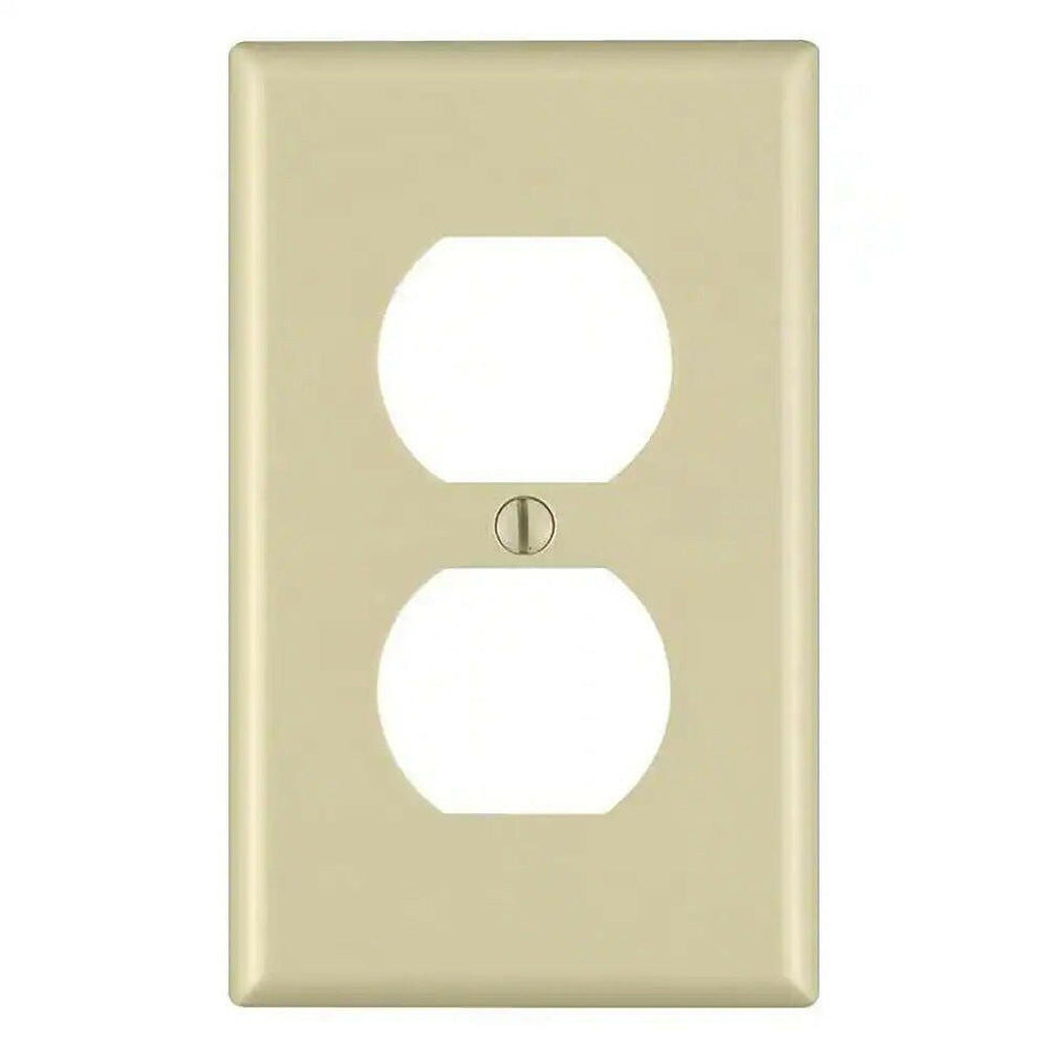 Duplex Receptacle Wall Plate - Ivory