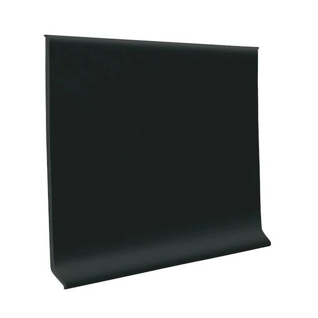 Flexco Black Dahlia 0,125 Zoll T x 4 Zoll B x 1440 Zoll L thermoplastischer Gummi-Bodenwandsockel