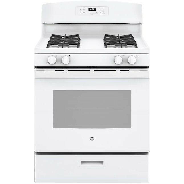 GE  30 in. 4-Burners 4.8-cu ft Freestanding Gas Range (White)