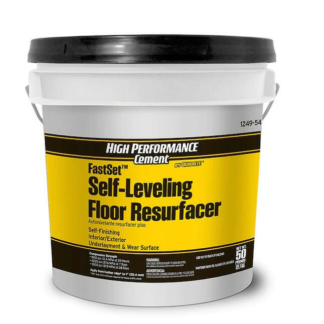 High Performance Cement by Quikrete Self-Leveling Floor Gray Fast Setting Cement 50-lb Resurfacer