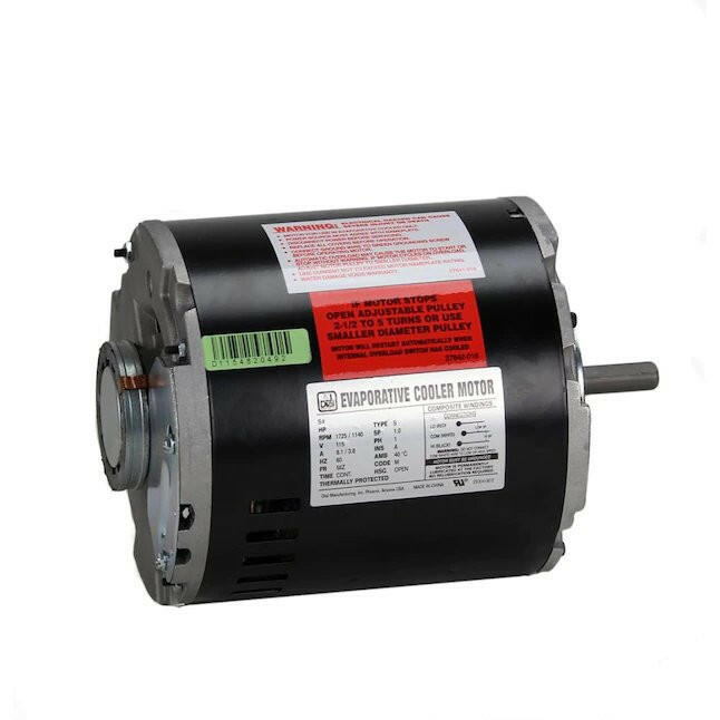 Dial ½ hp 1-Speed 115-Volt Evaporative Cooler Motor