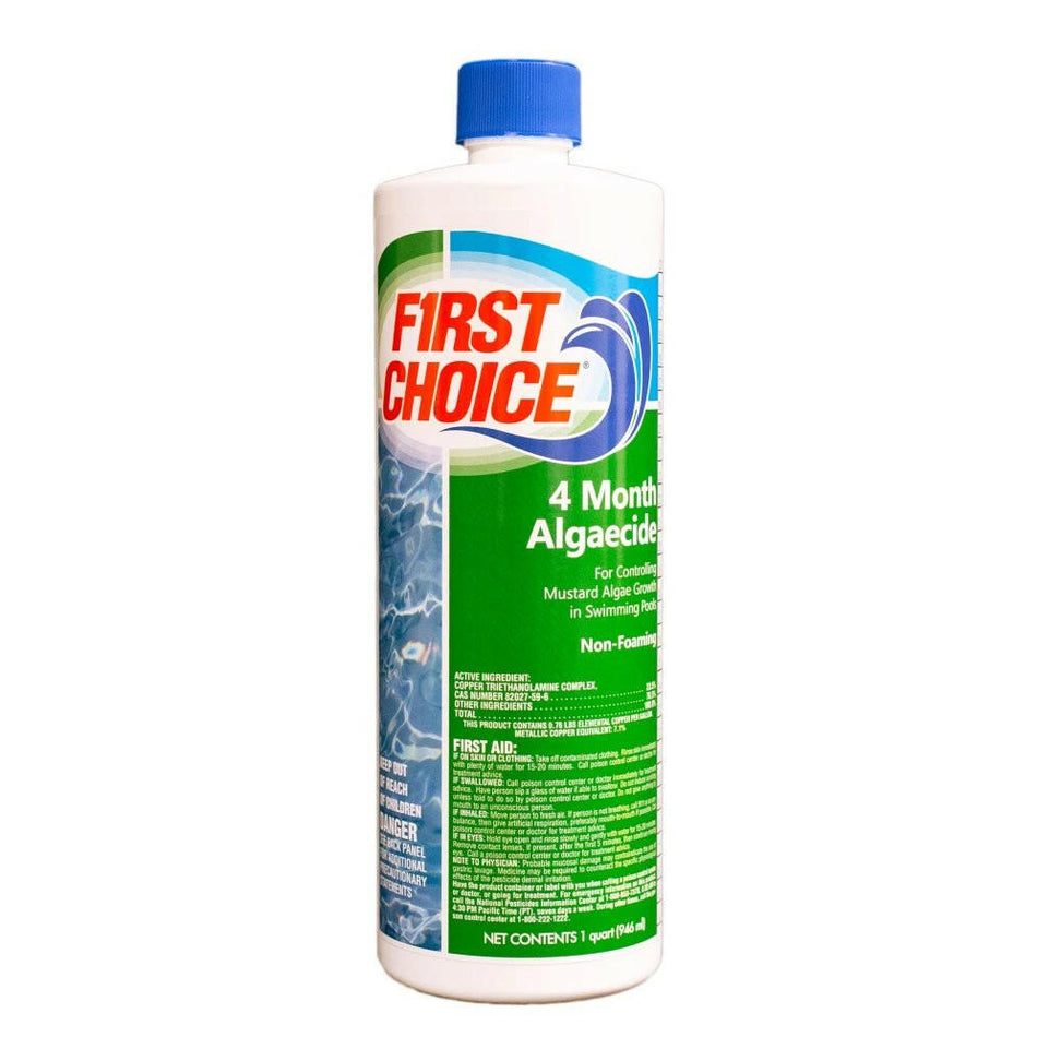 First Choice 4-Month Copper Algaecide 32 fl oz Bottle