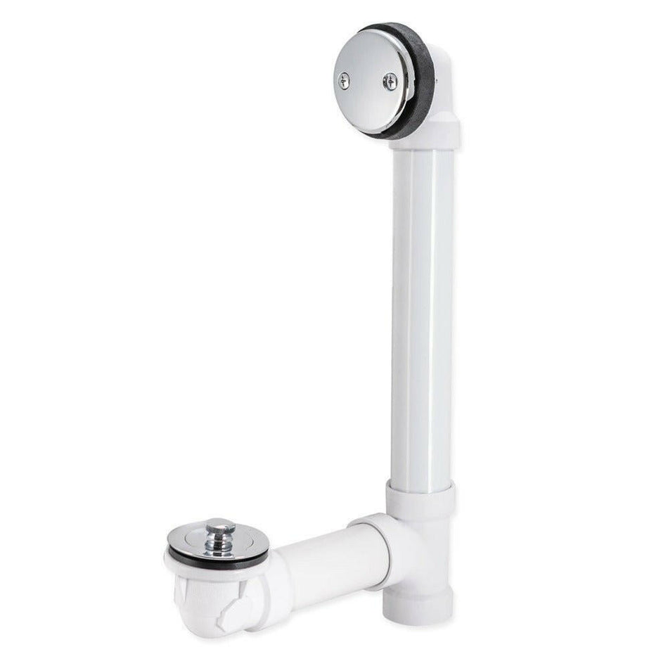 Eastman Lift and Lock Two-Hole Bath Waste – Schedule 40 PVC with Chrome Trim
