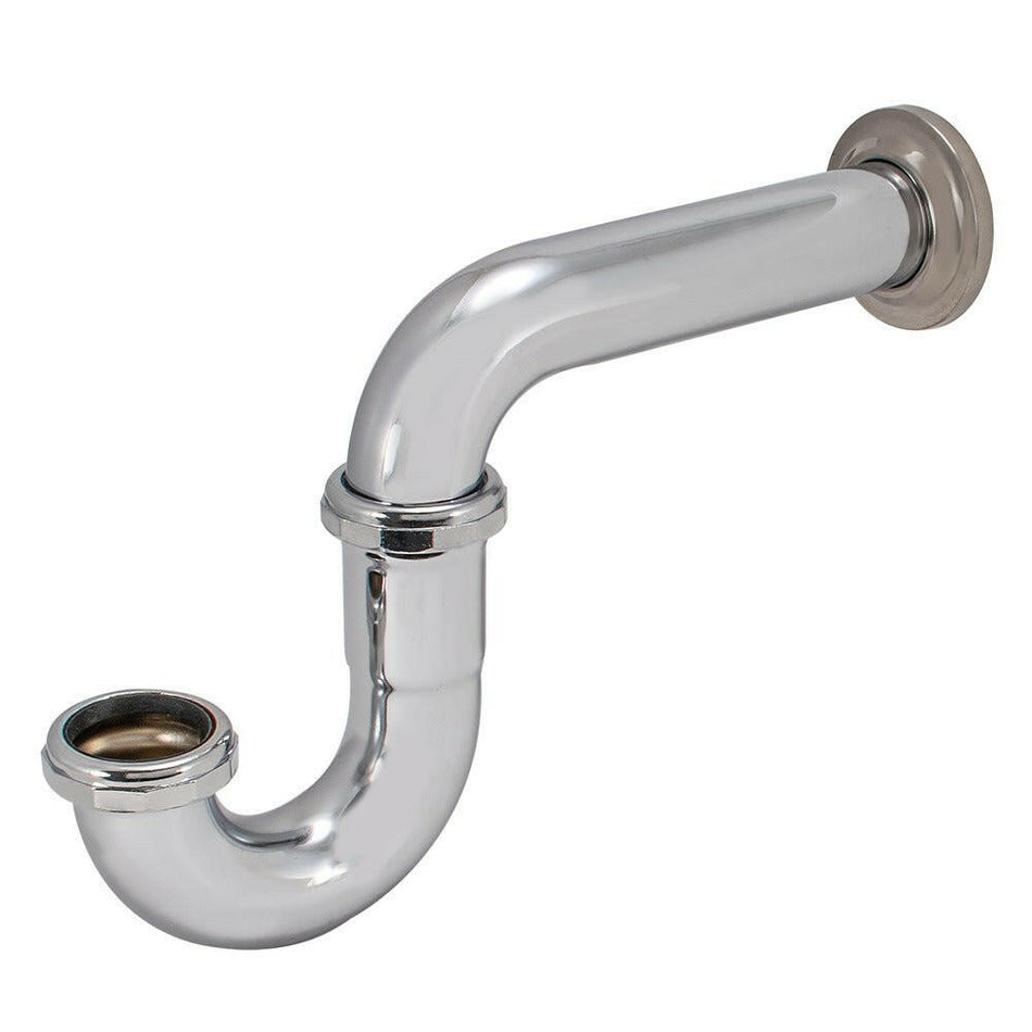 Eastman 1-1/2" P-Trap with Flange - 22 Gauge