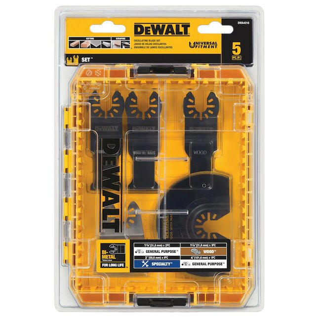 DeWalt 5-teiliges oszillierendes Klingenset