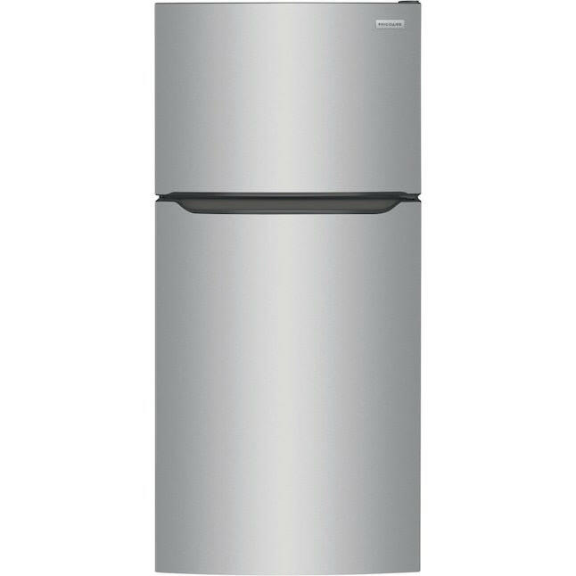 Frigidaire 18.3-cu ft Top-Freezer Glass Shelf Refrigerator (Stainless Steel)