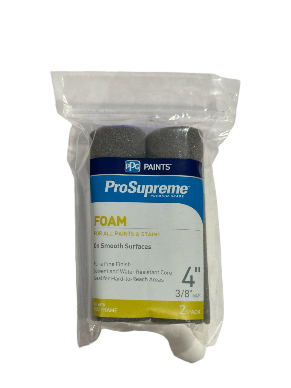 Cubierta de rodillo de espuma de 4" PPG® (paquete de 2)
