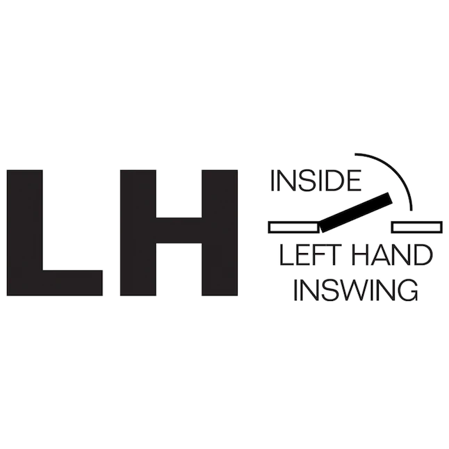 ReliaBilt 36-in x 80-in 6-panel Hollow Core Primed Molded Composite Left Hand Inswing Single Prehung Interior Door
