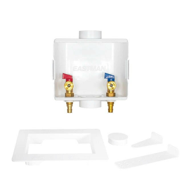Eastman Caja de salida para lavadora de drenaje central PEX de expansión de 1/2 pulg.