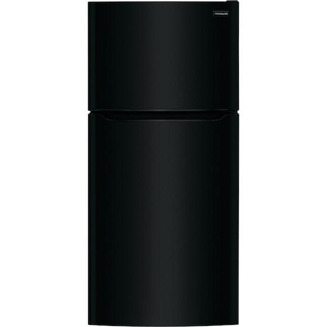 Frigidaire 18.3-cu ft Top-Freezer Glass Shelf Refrigerator (Black)