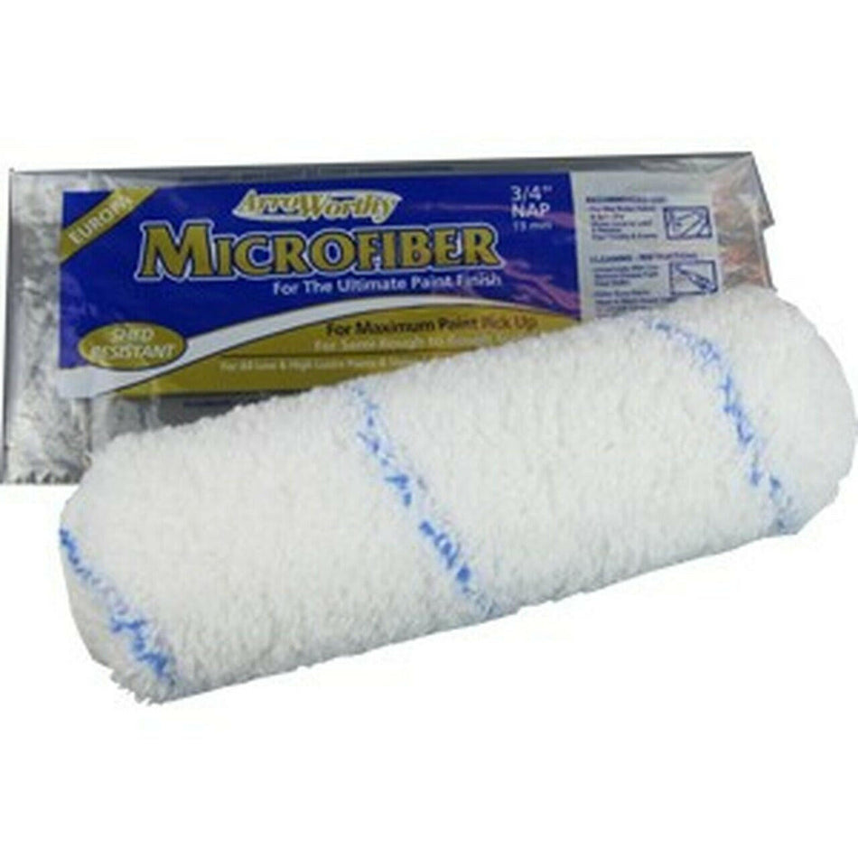 Cubierta para rodillo de microfibra ArroWorthy de 9" - Siesta de 3/4"