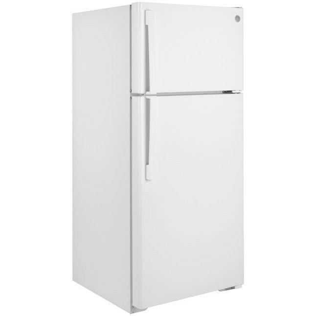 GE 16.6-cu ft Top-Freezer Refrigerator (White)