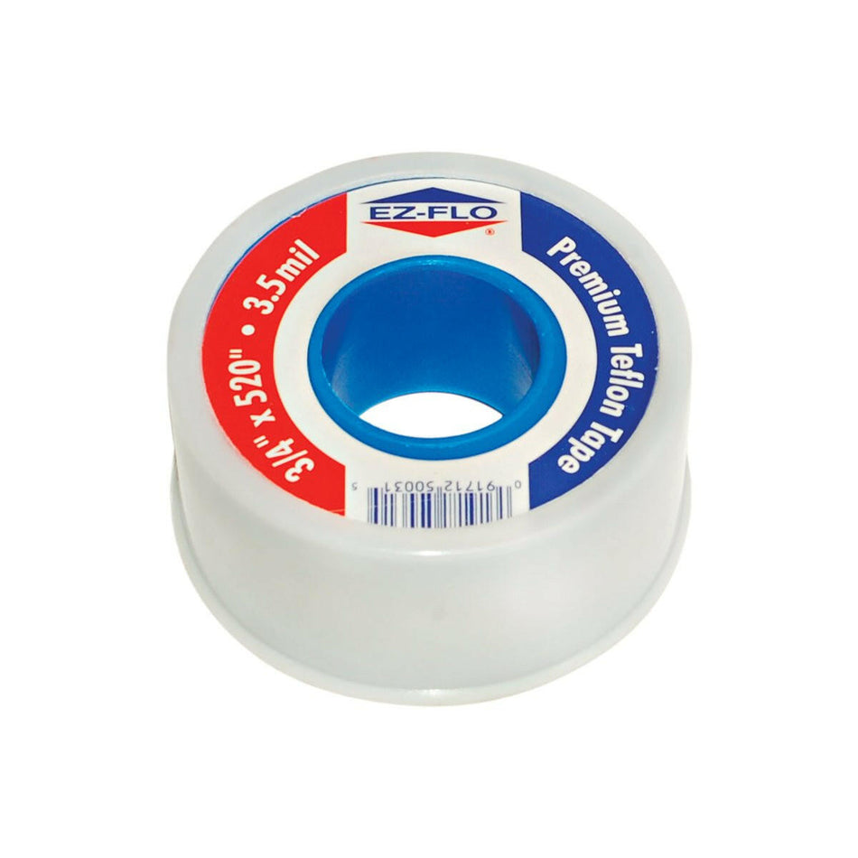 Cinta de teflón para roscas de tuberías de 1/2 pulg. x 260 pulg. EZ-FLO
