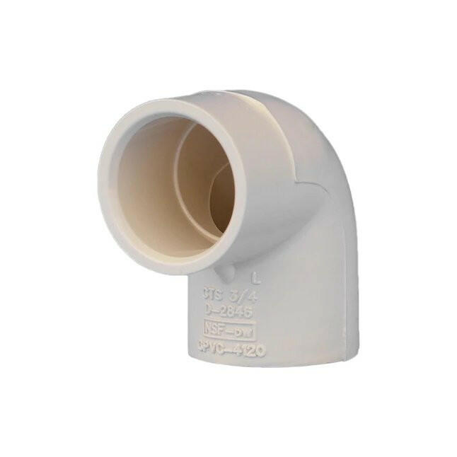 Codo de CPVC de 90 grados de 1/2 pulgada Charlotte Pipe