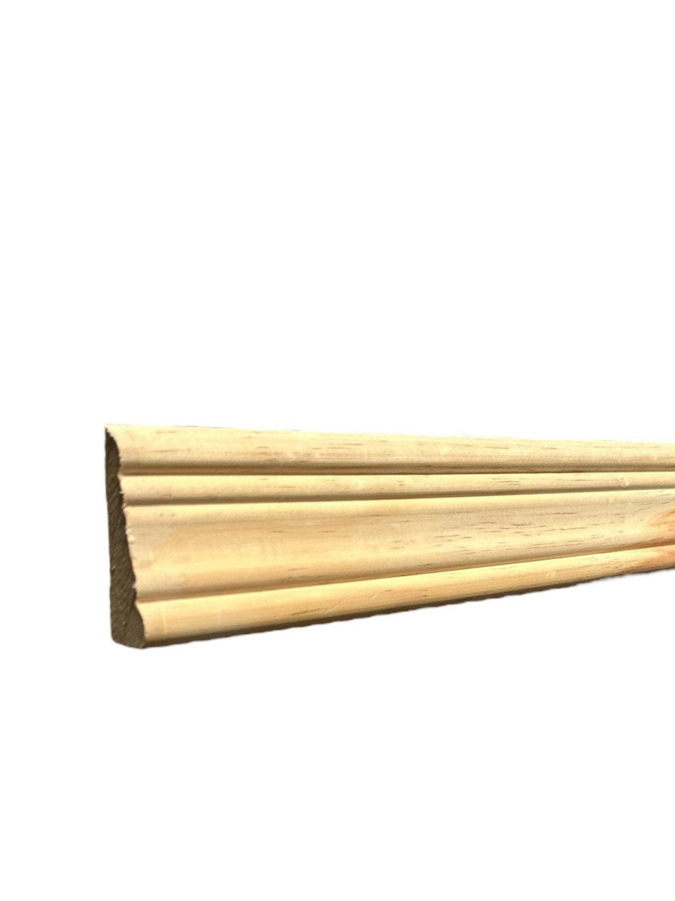 SABER SELECT 9/16-in x 2-1/4-in x 8-ft Pine Baseboard Moulding - W/ Design