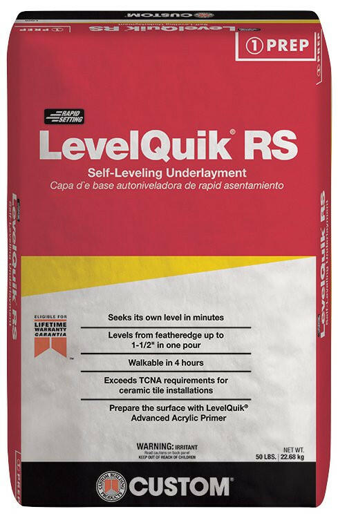 LevelQuik® RS (Rapid Setting) selbstnivellierende Unterlage (50 lbs)