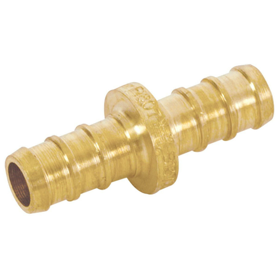 Eastman Brass Crimp-PEX-Kupplung – 1 Zoll PEX x 1 Zoll PEX