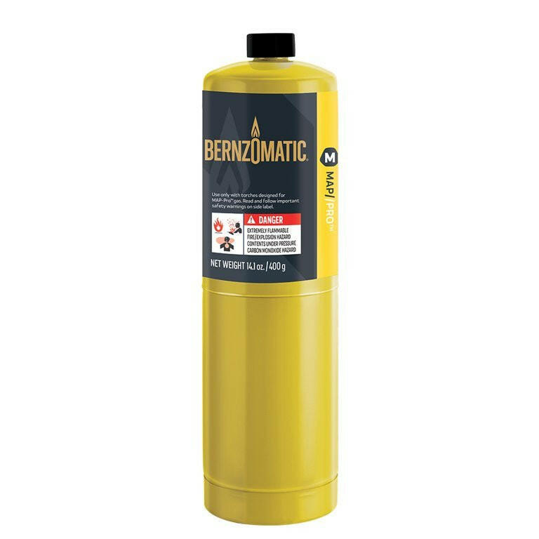 Cilindro de soplete de propileno para soldadura y soldadura fuerte BernzOmatic (14.1 oz)