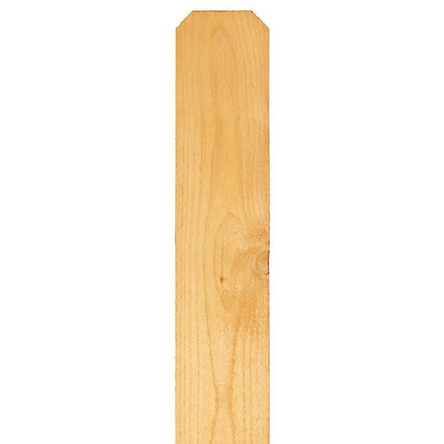 5/8-in x 4-in x 6-ft Western Red Cedar Dog Ear Fence Picket