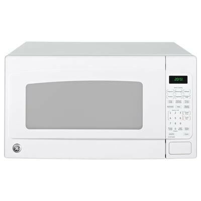 GE 2-cu ft 1200-Watt Countertop Microwave (White)